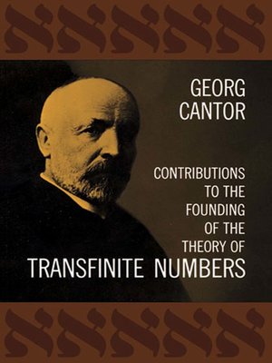 cover image of Contributions to the Founding of the Theory of Transfinite Numbers